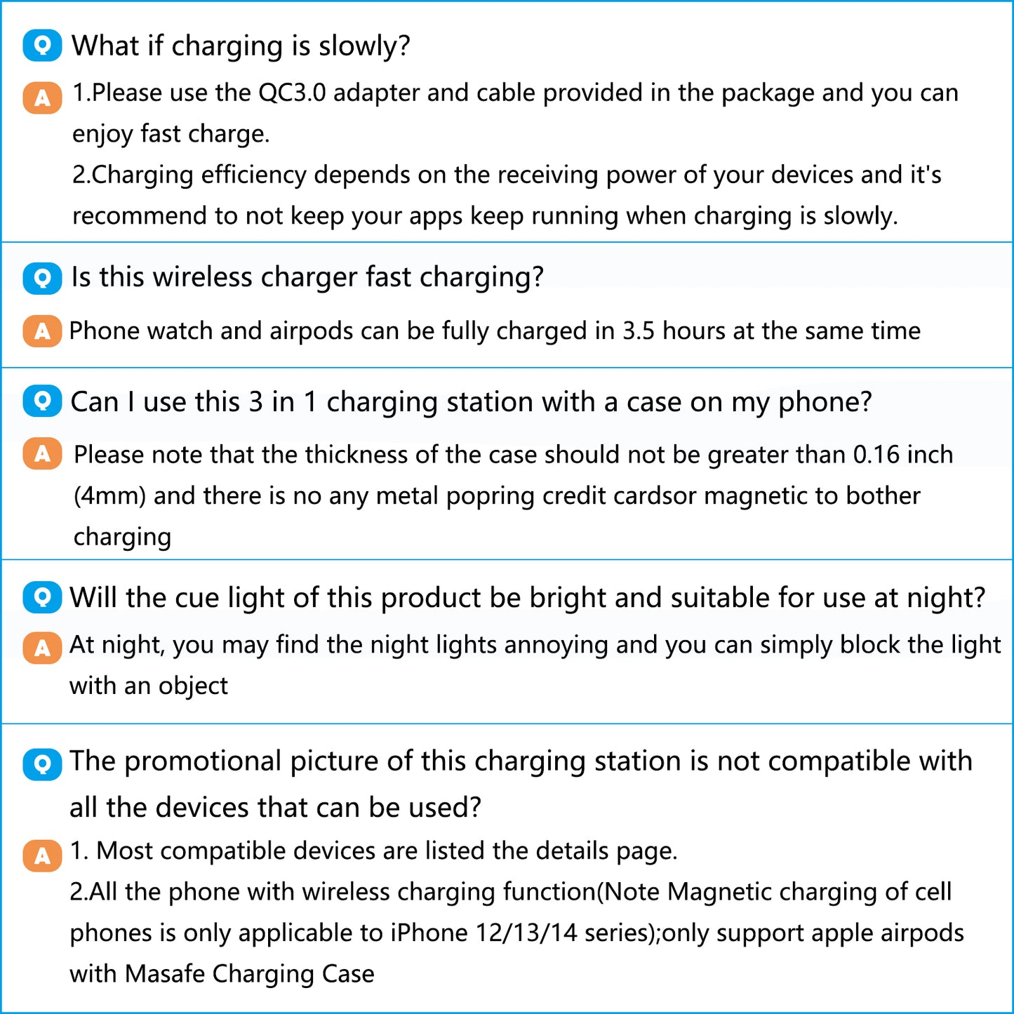 Charging Station,Wirelss Charger,Magnetic Charging Station Compatible with Iphone 17 16 15 14 13 12 11 Pro Max XS Xr,For Iwatch Series 9 8 7 6 5 4 3 2 Se,For Airpods 3 2 Pro,Black,No Adapter