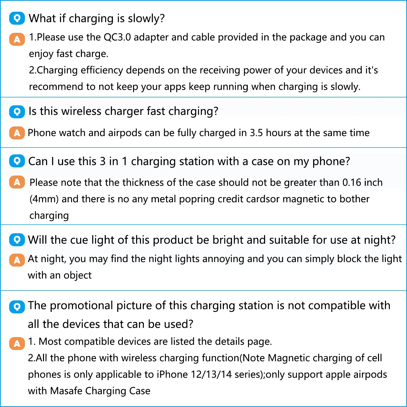 Charging Station,Wirelss Charger,Magnetic Charging Station Compatible with Iphone 17 16 15 14 13 12 11 Pro Max XS Xr,For Iwatch Series 9 8 7 6 5 4 3 2 Se,For Airpods 3 2 Pro,Black,No Adapter