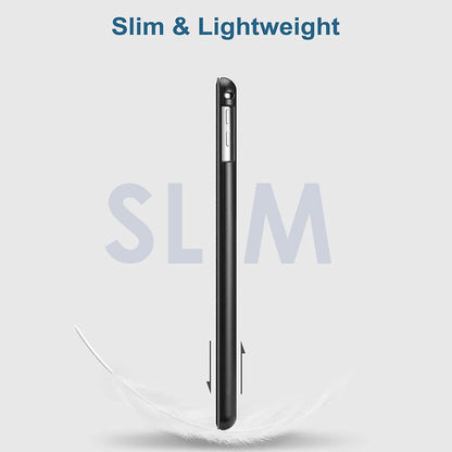 Slim Case for Ipad 6Th /5Th Generation 9.7", Ipad Air 2 & Air 1 | Lightweight Smart Protective Stand Cover, Shockproof Protection, Viewing & Typing Angles, Auto Wake/Sleep, Black