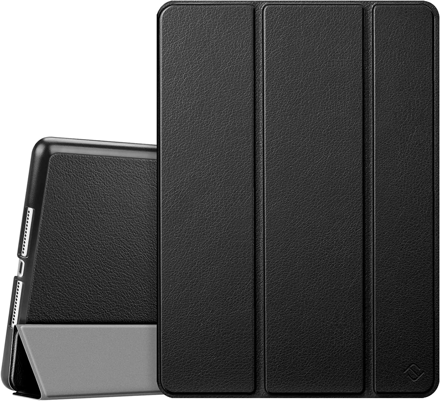 Slim Case for Ipad 6Th /5Th Generation 9.7", Ipad Air 2 & Air 1 | Lightweight Smart Protective Stand Cover, Shockproof Protection, Viewing & Typing Angles, Auto Wake/Sleep, Black
